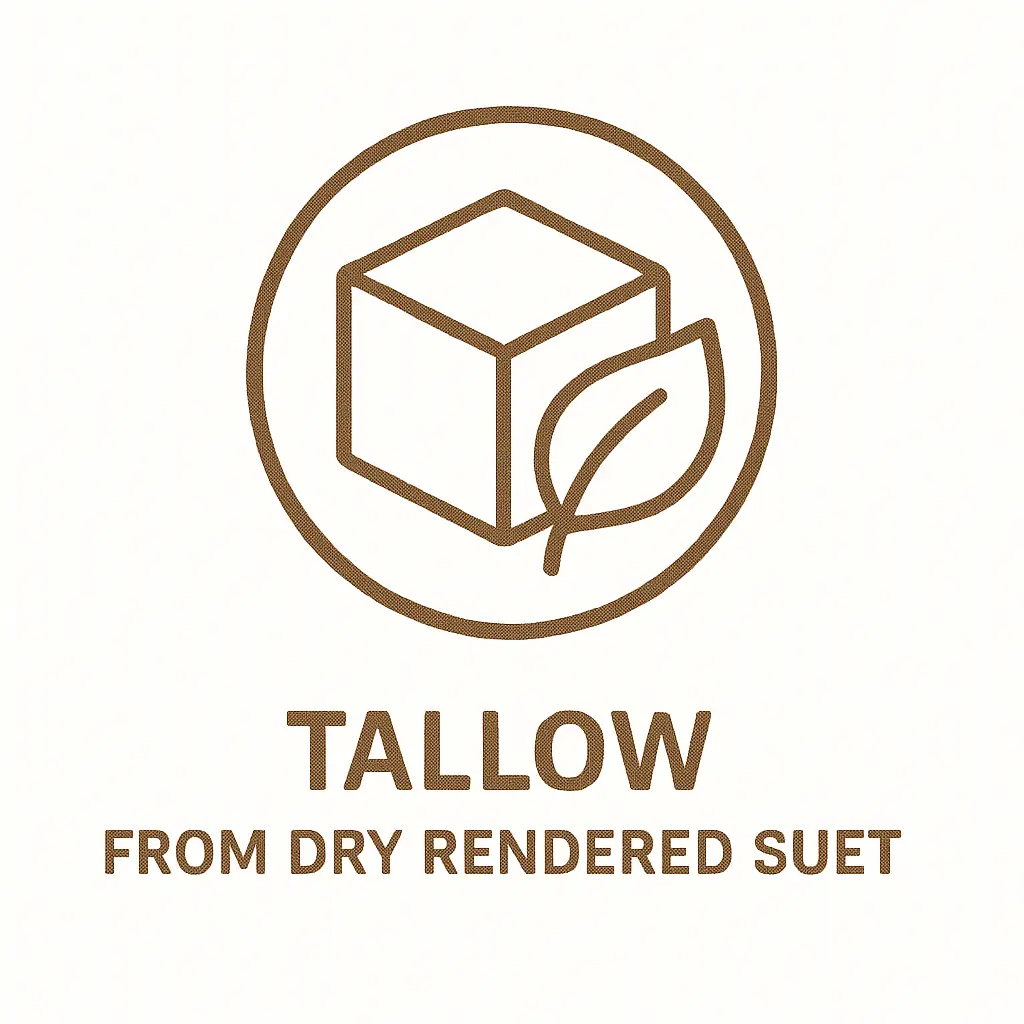 skincare Tallow dry rendered 100% Grass-Fed Suet
