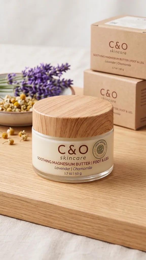 Soothing Magnesium Butter Foot & Leg - Lavender | Chamomile