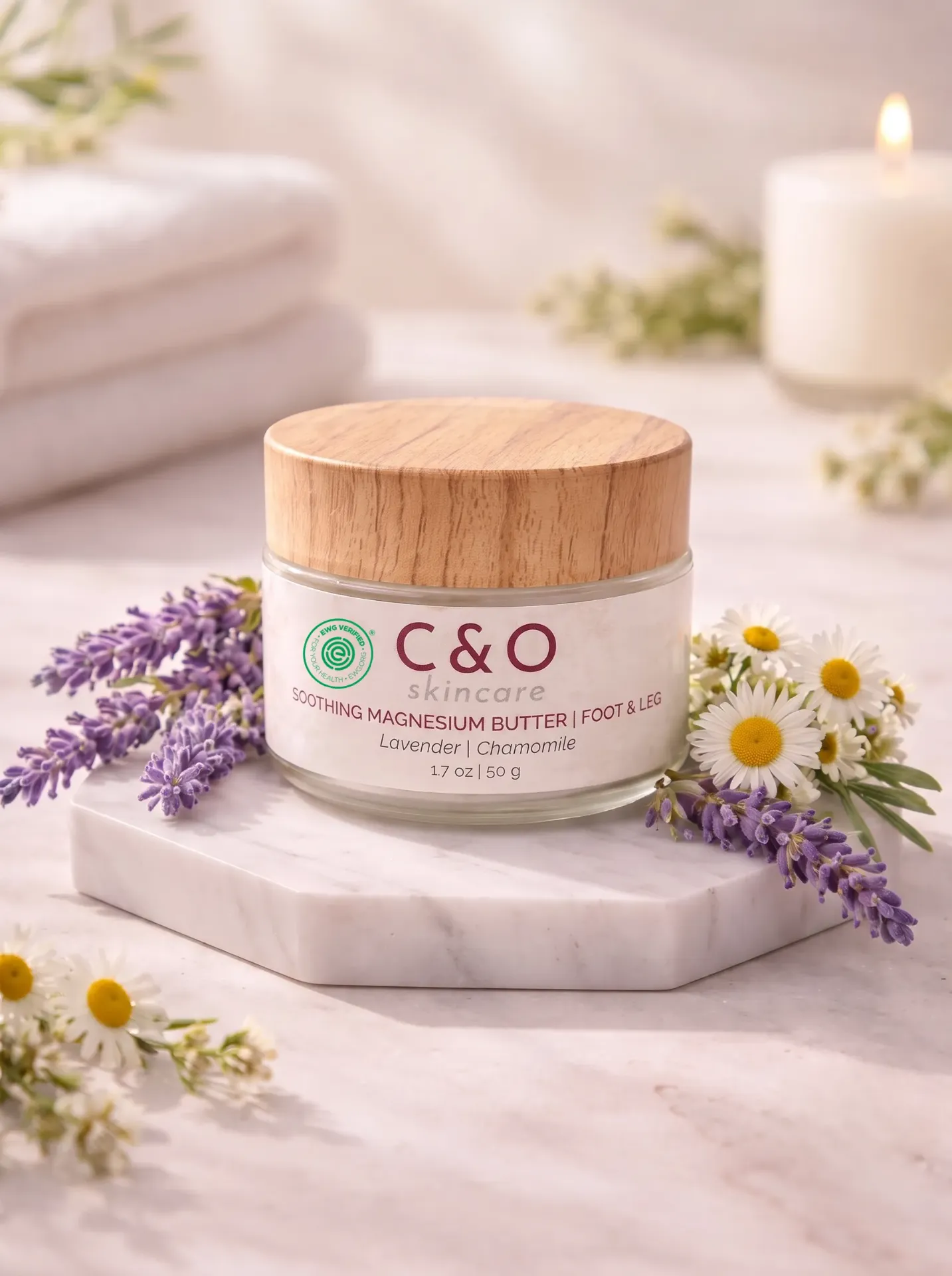 Soothing Magnesium Butter Foot & Leg - Lavender | Chamomile